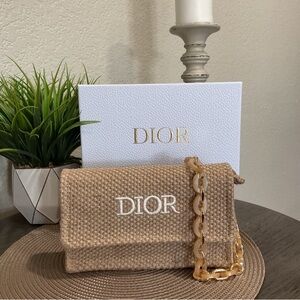 Dior Beauty Raffia Shoulder Bag GWP